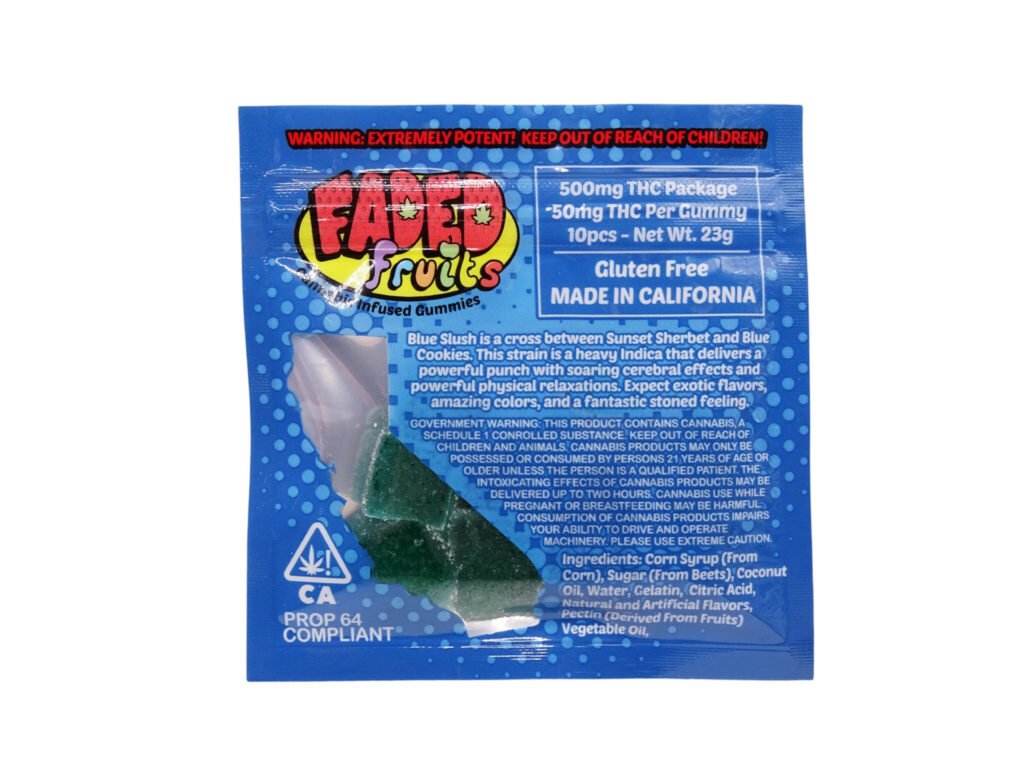 Faded Fruits Blue Slush Gummies