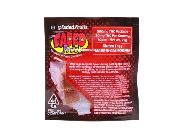 Faded Fruits Cola Gummies