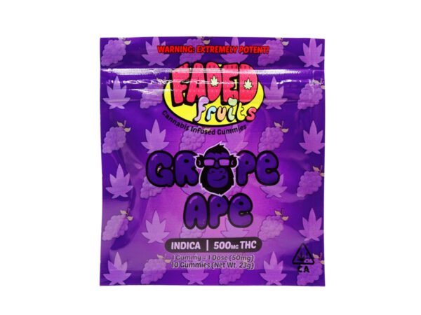 Faded Fruits Grape Ape Gummies