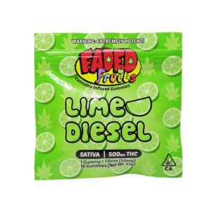 Faded Fruits Lime Diesel Gummies