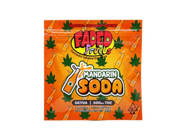 Faded Fruits Mandarin Soda Gummies