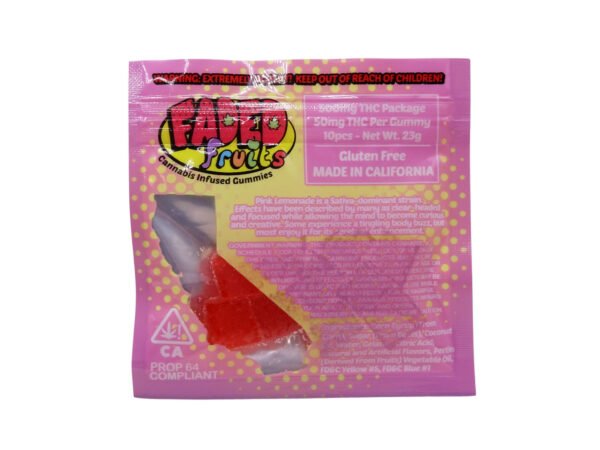 Faded Fruits Pink Lemonade Gummies