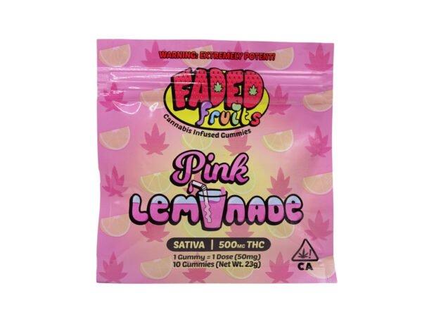 Faded Fruits Pink Lemonade Gummies