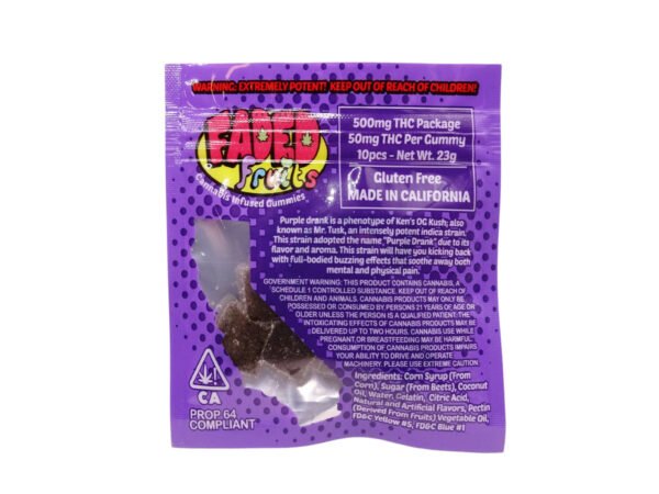 Faded Fruits Purple Drank Gummies