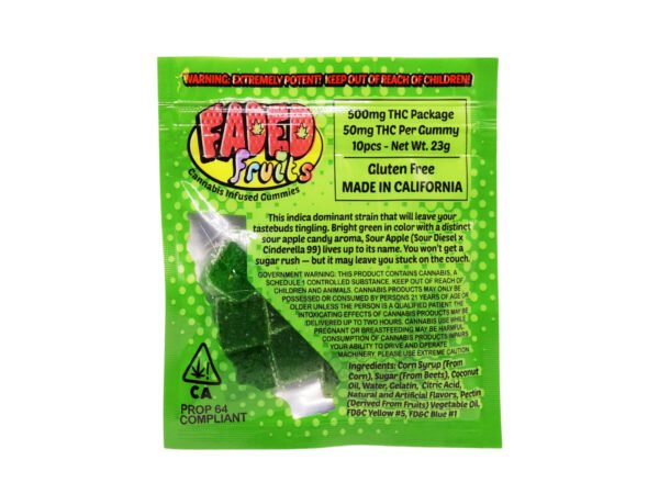 Faded Fruits Pear Herer Gummies